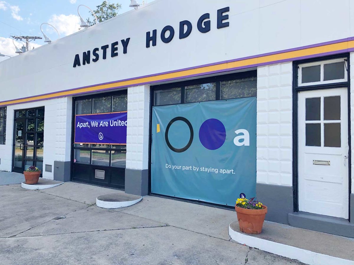 Anstey Hodge Turns  Office Façade Into COVID-19 Public Service Announcement