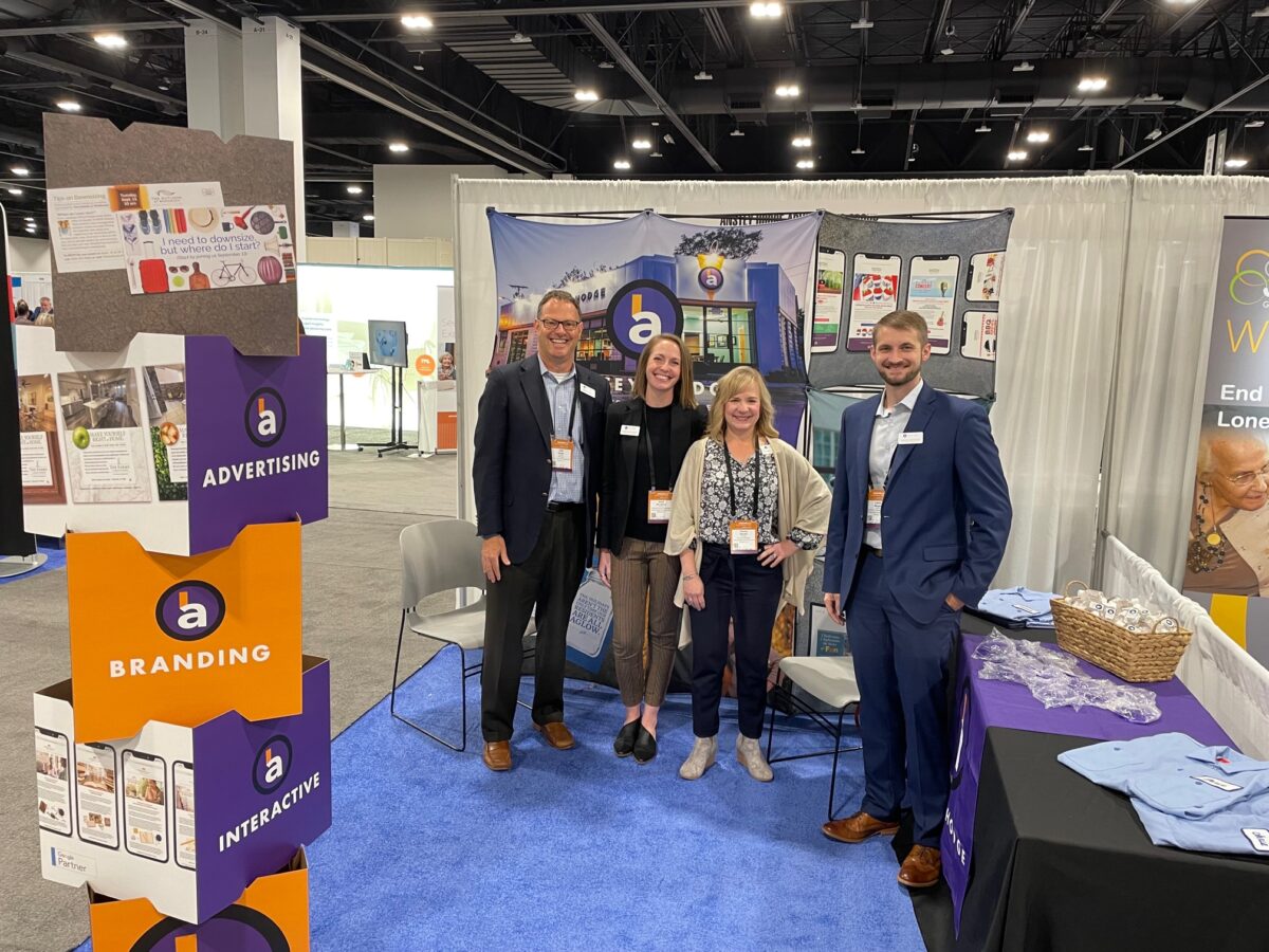 John Anstey and team exhibit at LeadingAge 2022 in Denver