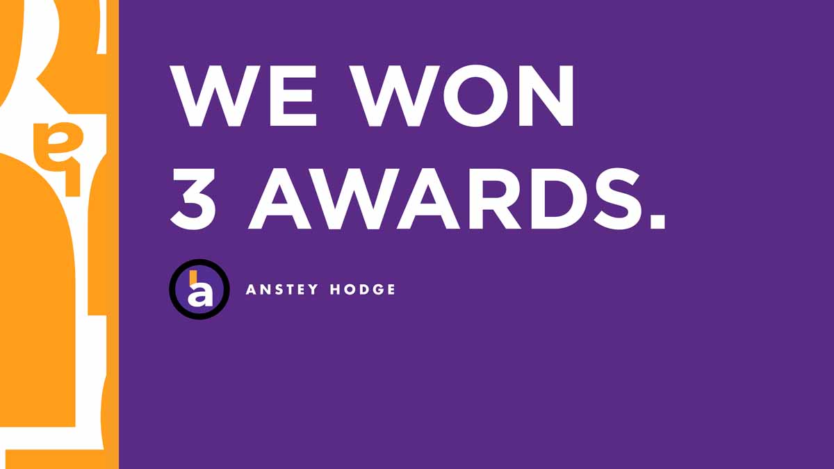 Anstey Hodge Wins 3 w3 Awards