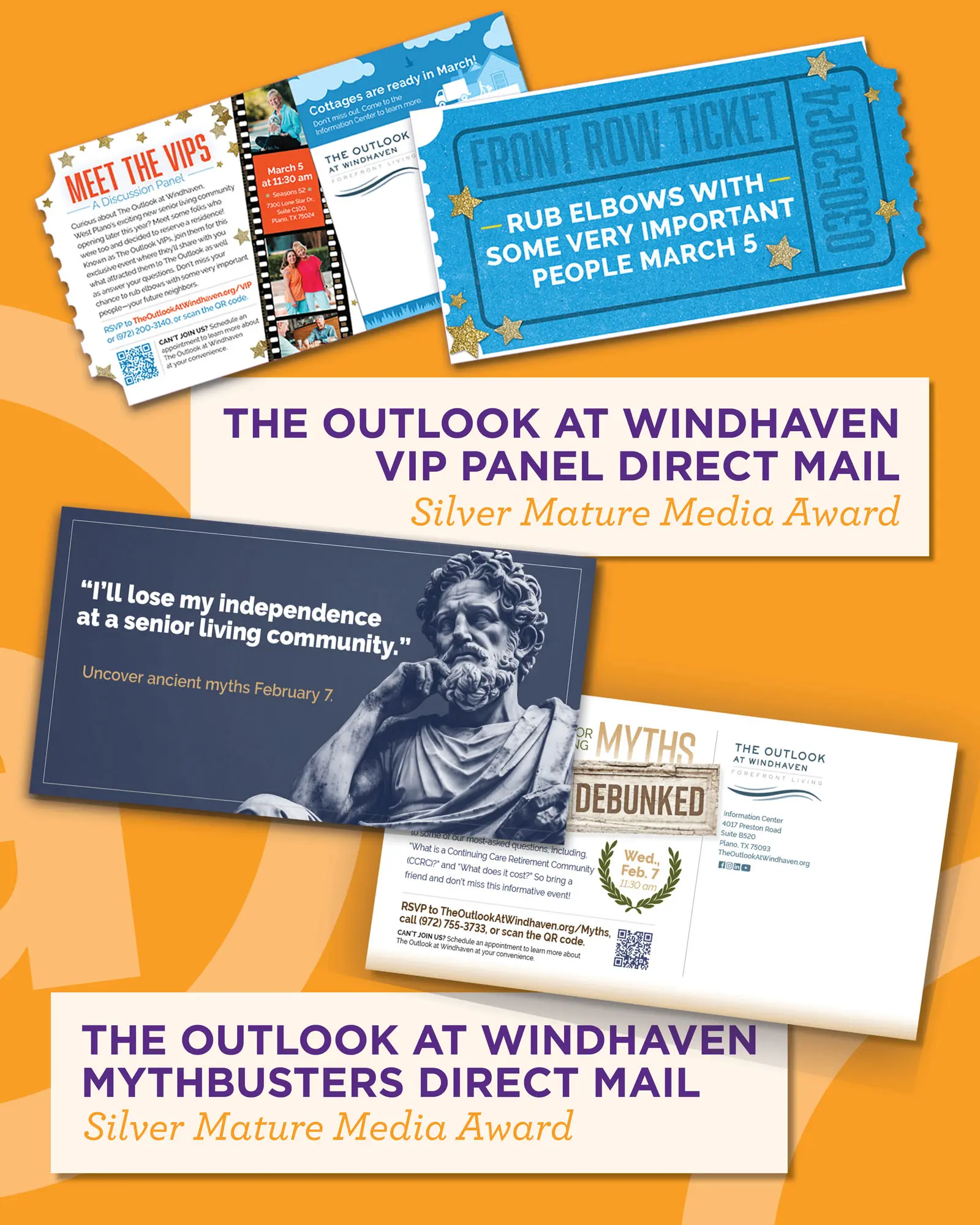 Outlook at Windhaven Direct Mails win Silver Mature Media Awards