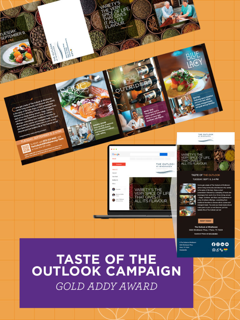 Taste of The Outlook Campaign - Gold ADDY Award